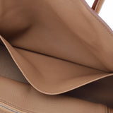 HERMES エルメス バーキン 35 タバックキャメル シルバー金具 □L刻印(2008年頃) ユニセックス トリヨンクレマンス ハンドバッグ Aランク 中古 銀蔵