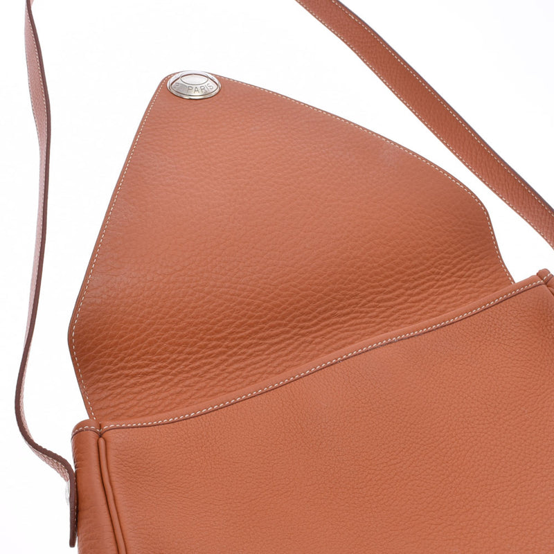 HERMES エルメス クリスティーヌ  ノワゼット シルバー金具 □B刻印(1998年頃) レディース トリヨンクレマンス  ショルダーバッグ ABランク 中古 銀蔵