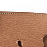 HERMES エルメス バーキン 35 ナチュラル ゴールド金具 □C刻印(1999年頃) ユニセックス クシュベル ハンドバッグ ABランク 中古 銀蔵