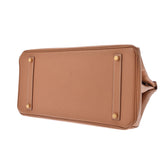 HERMES エルメス バーキン 35 ナチュラル ゴールド金具 □C刻印(1999年頃) ユニセックス クシュベル ハンドバッグ ABランク 中古 銀蔵