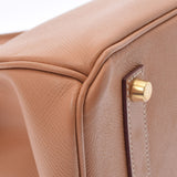 HERMES エルメス バーキン 35 ナチュラル ゴールド金具 □C刻印(1999年頃) ユニセックス クシュベル ハンドバッグ ABランク 中古 銀蔵