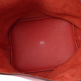 HERMES エルメス ピコタンロック GM ルージュカザック シルバー金具 A刻印(2017年頃) レディース トリヨンクレマンス ハンドバッグ ABランク 中古 銀蔵