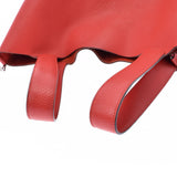 HERMES エルメス ピコタンロック GM ルージュカザック シルバー金具 A刻印(2017年頃) レディース トリヨンクレマンス ハンドバッグ ABランク 中古 銀蔵