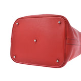 HERMES エルメス ピコタンロック GM ルージュカザック シルバー金具 A刻印(2017年頃) レディース トリヨンクレマンス ハンドバッグ ABランク 中古 銀蔵