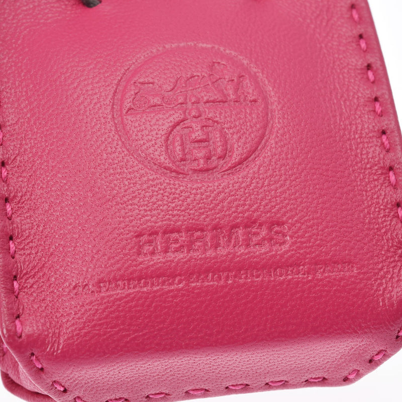 HERMES エルメス サックオランジュ バッグチャーム ローズメキシコ Y刻印(2020年頃) ユニセックス アニョーミロ チャーム 新同 中古 銀蔵