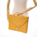 HERMES エルメス ケリークロス ジョーヌ ゴールド金具 ○Z刻印(1996年頃) ユニセックス クシュベル クラッチバッグ Bランク 中古 銀蔵