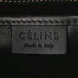 CELINE セリーヌ ラゲージ マイクロショッパー 紺 S-GA-4174 レディース キャンバス カーフ ハンドバッグ Bランク 中古 銀蔵