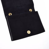 CHANEL シャネル マトラッセ マトラッセ ミニチェーンショルダー 黒 ゴールド金具 レディース スウェード ショルダーバッグ Bランク 中古 銀蔵