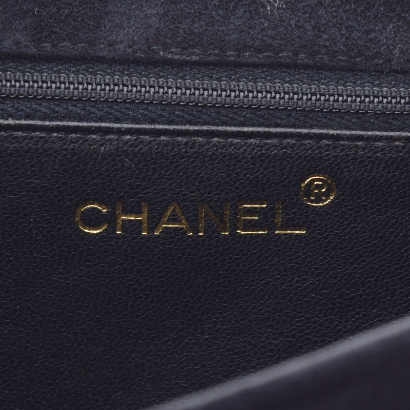 CHANEL シャネル マトラッセ マトラッセ ミニチェーンショルダー 黒 ゴールド金具 レディース スウェード ショルダーバッグ Bランク 中古 銀蔵