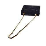 CHANEL シャネル マトラッセ マトラッセ ミニチェーンショルダー 黒 ゴールド金具 レディース スウェード ショルダーバッグ Bランク 中古 銀蔵