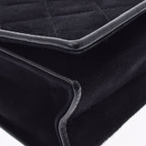 CHANEL シャネル マトラッセ マトラッセ ミニチェーンショルダー 黒 ゴールド金具 レディース スウェード ショルダーバッグ Bランク 中古 銀蔵