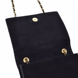 CHANEL シャネル マトラッセ マトラッセ ミニチェーンショルダー 黒 ゴールド金具 レディース スウェード ショルダーバッグ Bランク 中古 銀蔵