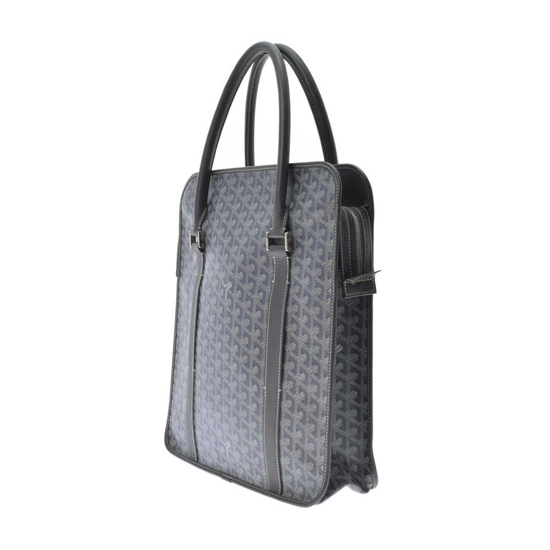 GOYARD ゴヤール ブルゴーニュ グレー ユニセックス PVC カーフ トートバッグ ABランク 中古 銀蔵