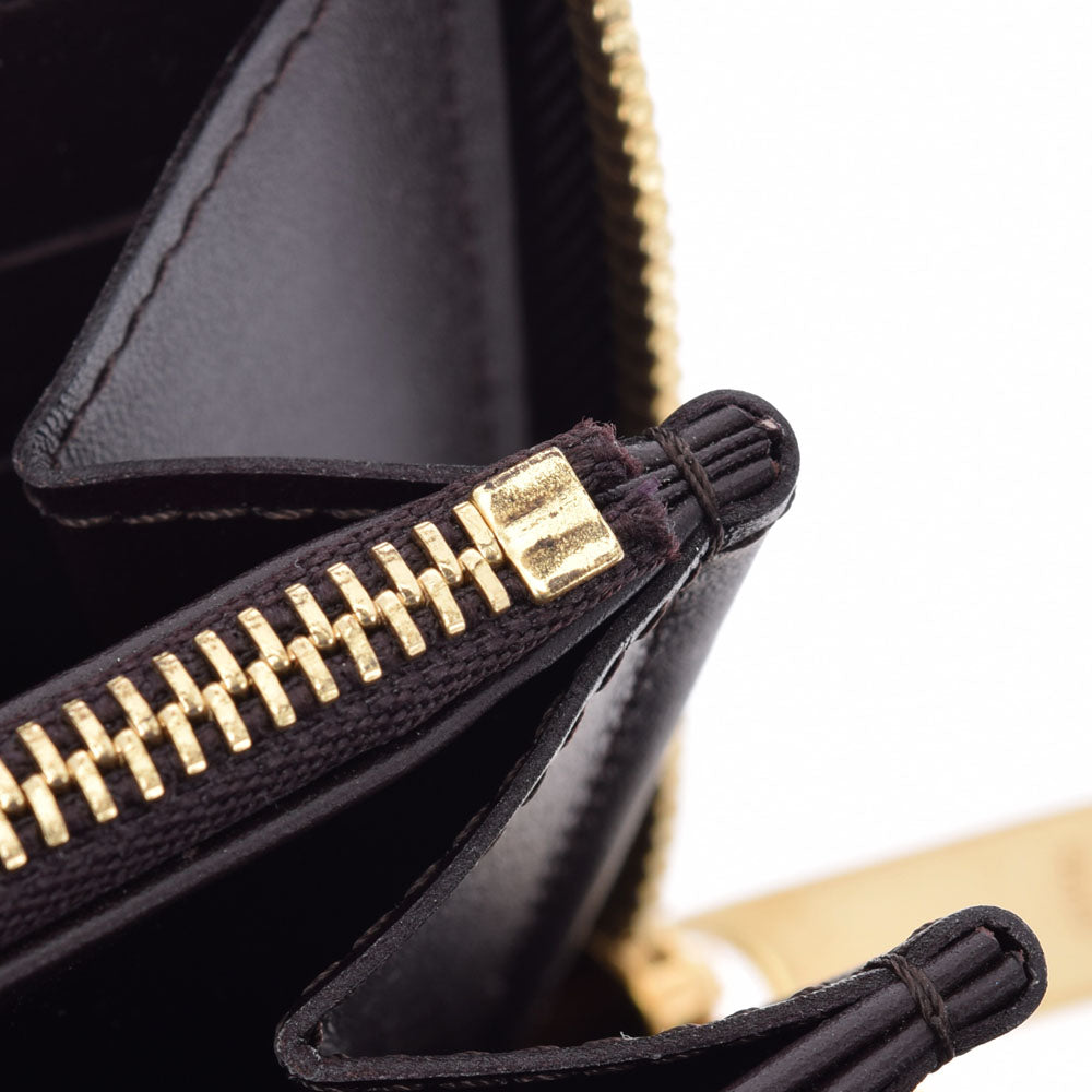 ルイヴィトンジッピーウォレット 旧型 14125 アマラント レディース