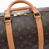 LOUIS VUITTON ルイヴィトン モノグラム キーポル55 ブラウン M41424 ユニセックス モノグラムキャンバス ボストンバッグ Bランク 中古 銀蔵