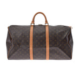 LOUIS VUITTON ルイヴィトン モノグラム キーポル55 ブラウン M41424 ユニセックス モノグラムキャンバス ボストンバッグ Bランク 中古 銀蔵