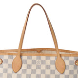 LOUIS VUITTON ルイヴィトン ダミエ アズール ネヴァーフル PM 白 N51110 レディース ダミエアズールキャンバス ハンドバッグ ABランク 中古 銀蔵