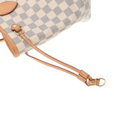 LOUIS VUITTON ルイヴィトン ダミエ アズール ネヴァーフル PM 白 N51110 レディース ダミエアズールキャンバス ハンドバッグ ABランク 中古 銀蔵