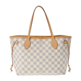 LOUIS VUITTON ルイヴィトン ダミエ アズール ネヴァーフル PM 白 N51110 レディース ダミエアズールキャンバス ハンドバッグ ABランク 中古 銀蔵