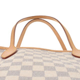 LOUIS VUITTON ルイヴィトン ダミエ アズール ネヴァーフル PM 白 N51110 レディース ダミエアズールキャンバス ハンドバッグ ABランク 中古 銀蔵