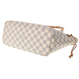 LOUIS VUITTON ルイヴィトン ダミエ アズール ネヴァーフル PM 白 N51110 レディース ダミエアズールキャンバス ハンドバッグ ABランク 中古 銀蔵