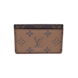 LOUIS VUITTON ルイヴィトン モノグラム リバース ポルトカルトサーンプル パスケース ブラウン M69161 ユニセックス モノグラムキャンバス カードケース Aランク 中古 銀蔵