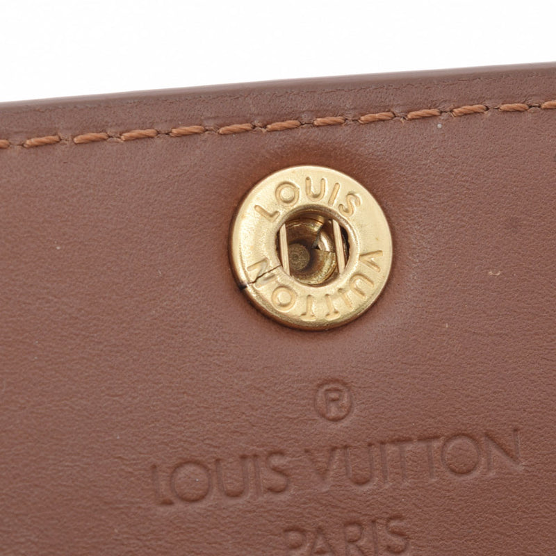 LOUIS VUITTON ルイヴィトン ヴェルニ ラドロー 小銭入れ ブロンズ M91162 レディース ヴェルニ コインケース Bランク 中古 銀蔵