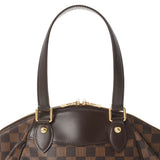 LOUIS VUITTON ルイヴィトン ダミエ ヴェローナPM ブラウン N41117 レディース ダミエキャンバス ハンドバッグ Aランク 中古 銀蔵