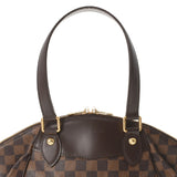 LOUIS VUITTON ルイヴィトン ダミエ ヴェローナPM ブラウン N41117 レディース ダミエキャンバス ハンドバッグ Aランク 中古 銀蔵