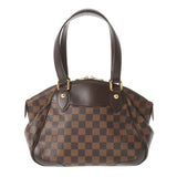 LOUIS VUITTON ルイヴィトン ダミエ ヴェローナPM ブラウン N41117 レディース ダミエキャンバス ハンドバッグ Aランク 中古 銀蔵