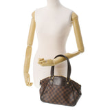 LOUIS VUITTON ルイヴィトン ダミエ ヴェローナPM ブラウン N41117 レディース ダミエキャンバス ハンドバッグ Aランク 中古 銀蔵