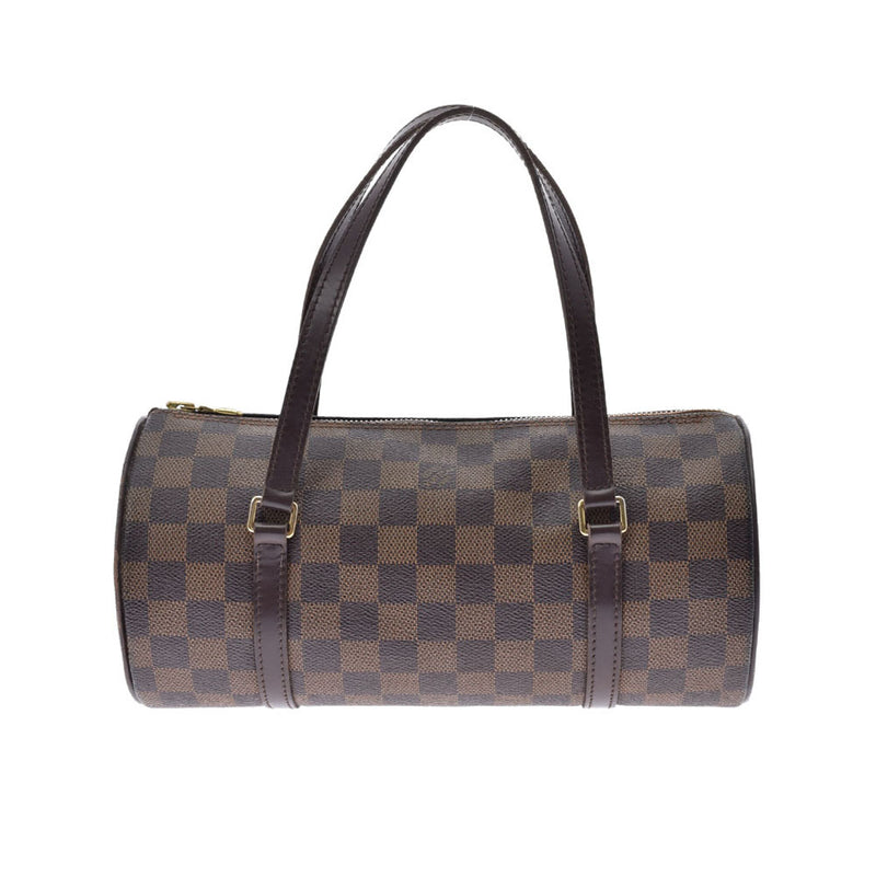 LOUIS VUITTON ルイヴィトン ダミエ パピヨンPM ブラウン N51304 レディース ダミエキャンバス ハンドバッグ Bランク 中古 銀蔵