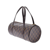 LOUIS VUITTON ルイヴィトン ダミエ パピヨンPM ブラウン N51304 レディース ダミエキャンバス ハンドバッグ Bランク 中古 銀蔵