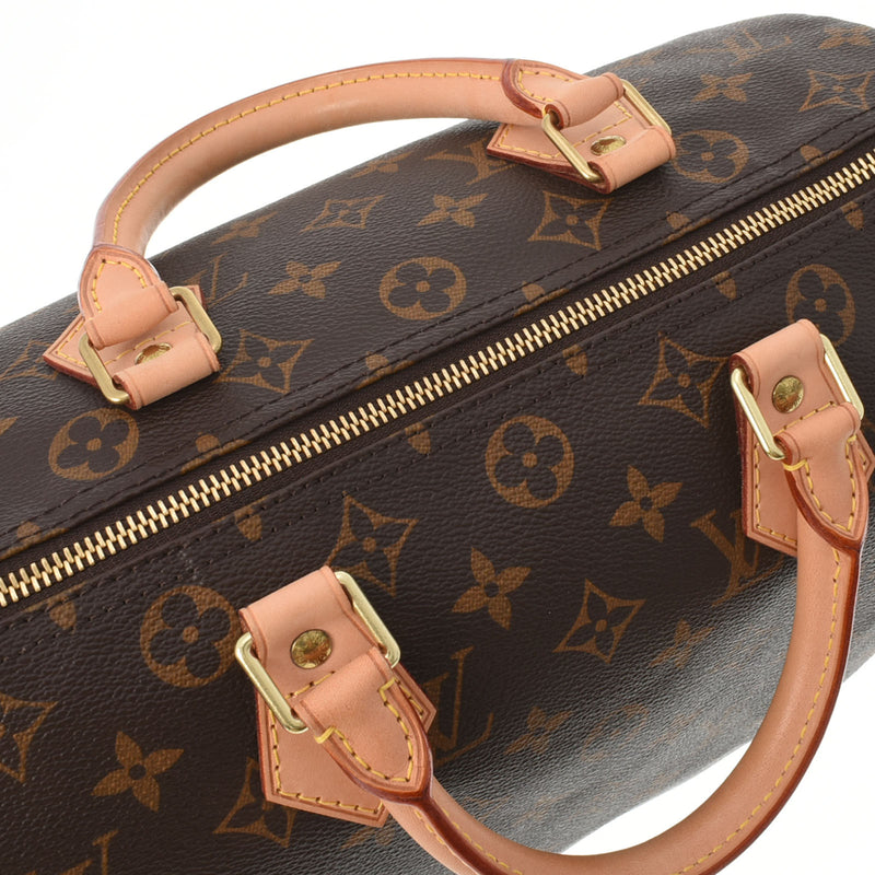 LOUIS VUITTON ルイヴィトン モノグラム スピーディ30 ブラウン M41526 レディース モノグラムキャンバス ハンドバッグ Aランク 中古 銀蔵