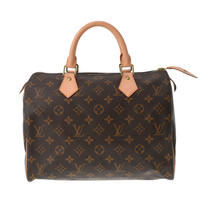 LOUIS VUITTON ルイヴィトン モノグラム スピーディ30 ブラウン M41526 レディース モノグラムキャンバス ハンドバッグ Aランク 中古 銀蔵