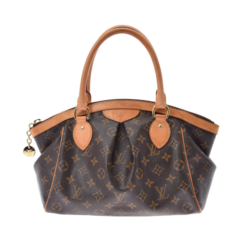 LOUIS VUITTON ルイヴィトン モノグラム ティヴォリ PM ブラウン M40143 レディース モノグラムキャンバス ハンドバッグ Bランク 中古 銀蔵