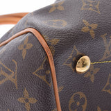 LOUIS VUITTON ルイヴィトン モノグラム ティヴォリ PM ブラウン M40143 レディース モノグラムキャンバス ハンドバッグ Bランク 中古 銀蔵