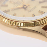 ROLEX ロレックス デイデイト アンティーク 1803 メンズ YG/革 腕時計 自動巻き ゴールド文字盤 ABランク 中古 銀蔵
