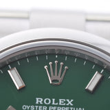 ROLEX ロレックス オイスターパーペチュアル31 277200 レディース SS 腕時計 自動巻き グリーン文字盤 Aランク 中古 銀蔵