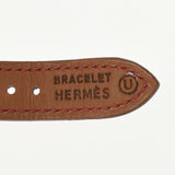 HERMES エルメス ケリーウォッチ レディース GP/革 腕時計 クオーツ ゴールド文字盤 Aランク 中古 銀蔵