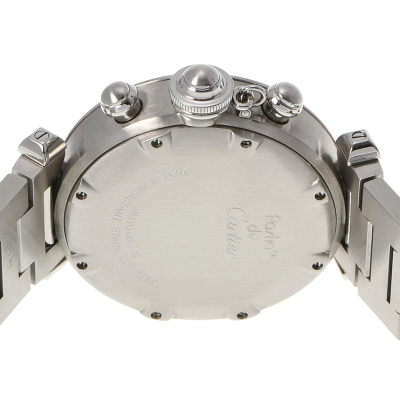 CARTIER カルティエ カルティエ パシャC クロノグラフ  W31039M7 メンズ SS 腕時計 自動巻き 白文字盤 Aランク 中古 銀蔵