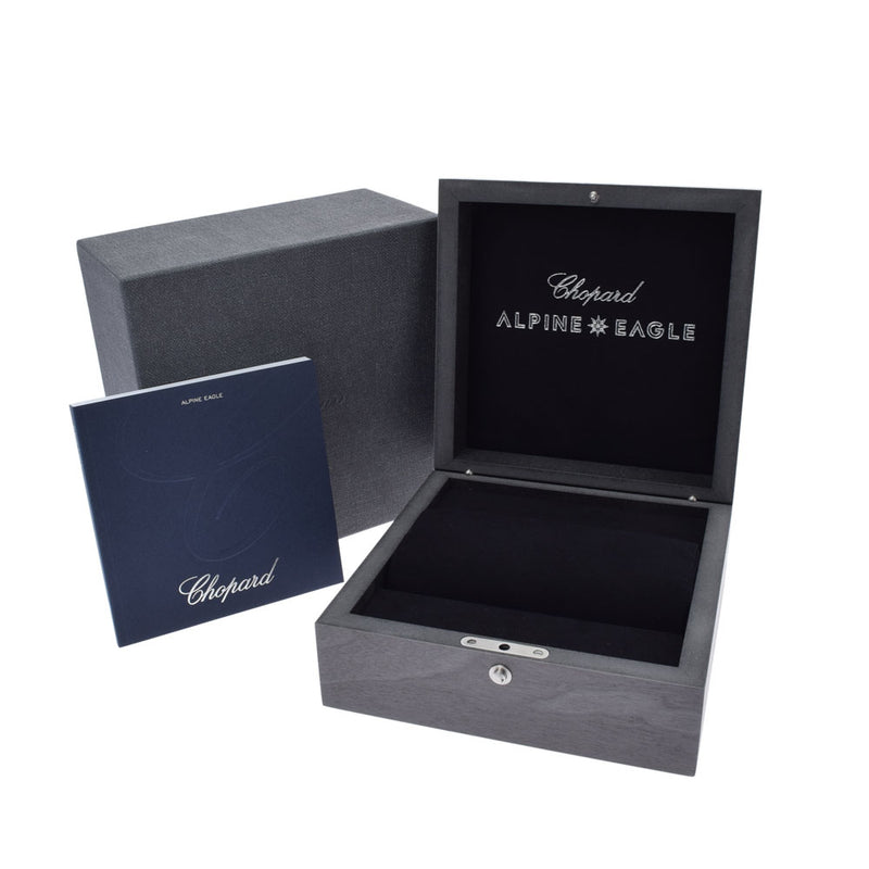 CHOPARD ショパール アルパインイーグルXL クロノグラフ 298609-3001 メンズ SS 腕時計 自動巻き ブルー文字盤 Aランク 中古 銀蔵