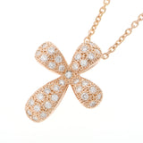 Southern Cross サザンクロス クロスネックレス ダイヤ 0.44ct レディース K18YG ネックレス Aランク 中古 銀蔵