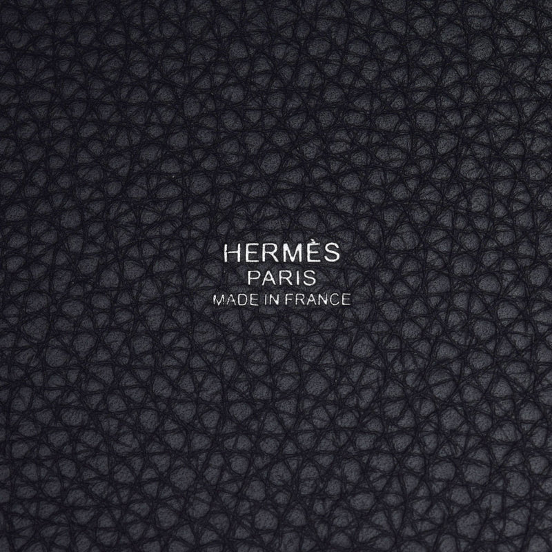 HERMES エルメス ピコタンロック PM モノクローム 黒 ブラック金具 Z刻印(2021年頃) レディース トリヨンクレマンス ハンドバッグ 未使用 銀蔵
