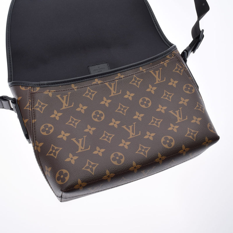 LOUIS VUITTON ルイヴィトン モノグラム マカサー マグネティックメッセンジャー ブラウン M45557 メンズ モノグラムマカサー ショルダーバッグ Aランク 中古 銀蔵