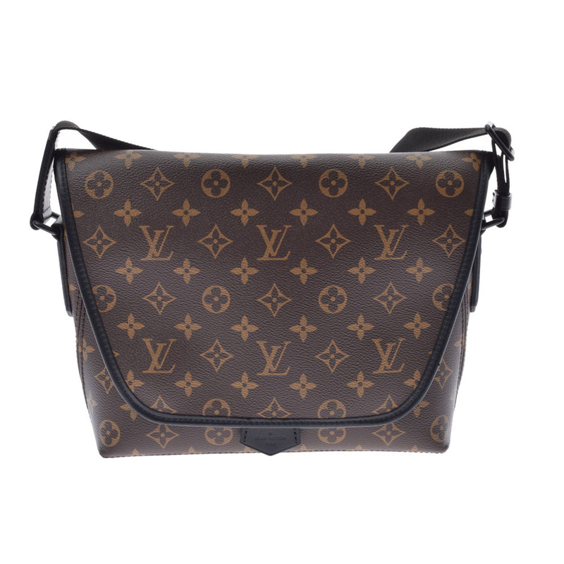 LOUIS VUITTON ルイヴィトン モノグラム マカサー マグネティックメッセンジャー ブラウン M45557 メンズ モノグラムマカサー ショルダーバッグ Aランク 中古 銀蔵