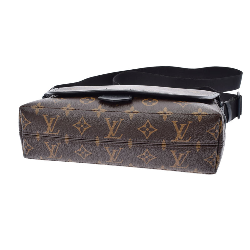 LOUIS VUITTON ルイヴィトン モノグラム マカサー マグネティックメッセンジャー ブラウン M45557 メンズ モノグラムマカサー ショルダーバッグ Aランク 中古 銀蔵