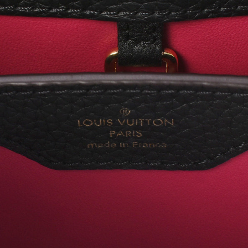 LOUIS VUITTON ルイヴィトン カプシーヌBB 黒 M94755 レディース トリヨンレザー ハンドバッグ Aランク 中古 銀蔵