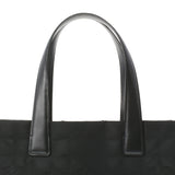 CHANEL シャネル ニュートラベルライン トートMM 黒 レディース ナイロン レザー ハンドバッグ Aランク 中古 銀蔵