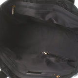 CHANEL シャネル ニュートラベルライン トートMM 黒 レディース ナイロン レザー ハンドバッグ Aランク 中古 銀蔵